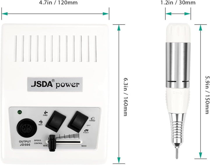JSDA Profi Studio-Nagelfräser JD500