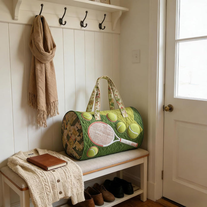 Hippie Van Quilted Duffle Bag – Boho Wochenendtasche - Bus Design Handliche Reisetasche Damen Weeken