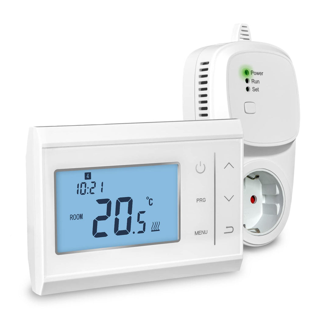868MHz Funk-Thermostat/Raumregler Set, Sender mit Batteriebetrieb (2X AAA), Tuya Smart App für Smart