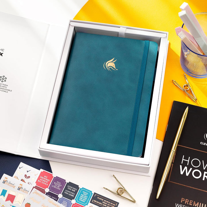 Clever Fox Planer Premium Edition - Luxuriöser Wochen &amp; Monatsplaner zur Produktivitätssteigerung un