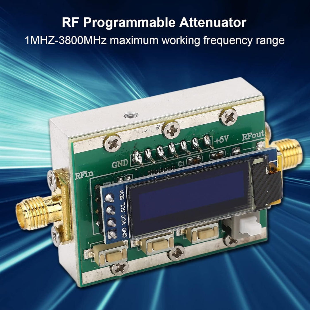 Digitales HF-Dämpfungsmodul, 1-3800 MHz, HF-Dämpfungsglied, Programmierbares HF-Dämpfungsglied mit S