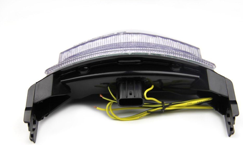 aVDB-moto LED-Bremslicht mit integriertem Blinker kompatibel mit Suzuki GSXR1000, K5, K6 (klar), kla