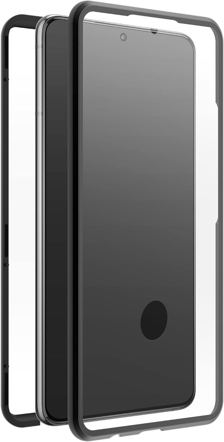 Black Rock - Hülle 360 Grad Glass Case Passend für Samsung Galaxy S21 FE 5G I Handyhülle, Magnet Ver