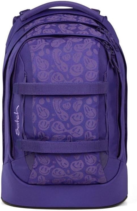 Satch Pack Schulrucksack Set 2tlg. inkl. Pencil Slider (Bright Faces), Bright Faces