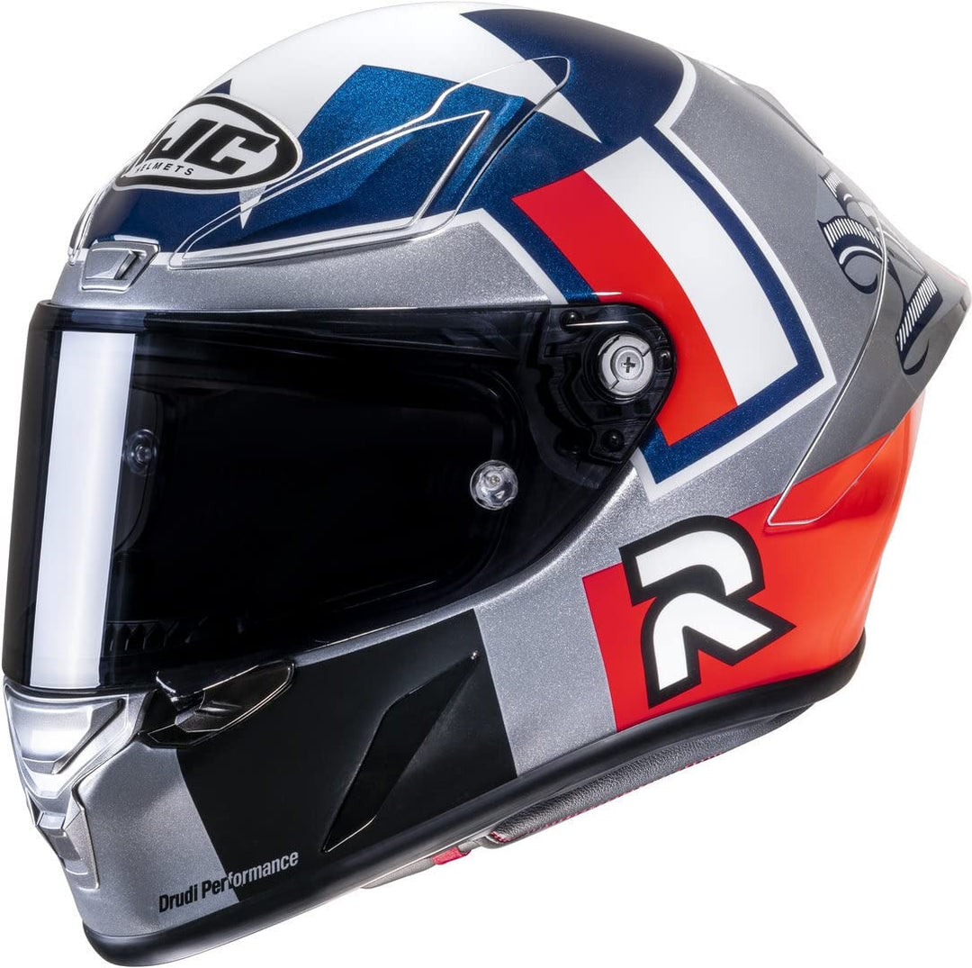 HJC RPHA 1 Ben Spies Silverstar MC21 Racing Helmet Motorradhelm Rennhelm FIM ECE 22.06 XL, XL