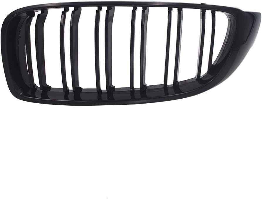 GSRECY Für F32, F33, F36, F80, F82, F83, 4er-Reihe, Nieren-Twin-Lamellen-Stossstangengrill, schwarz