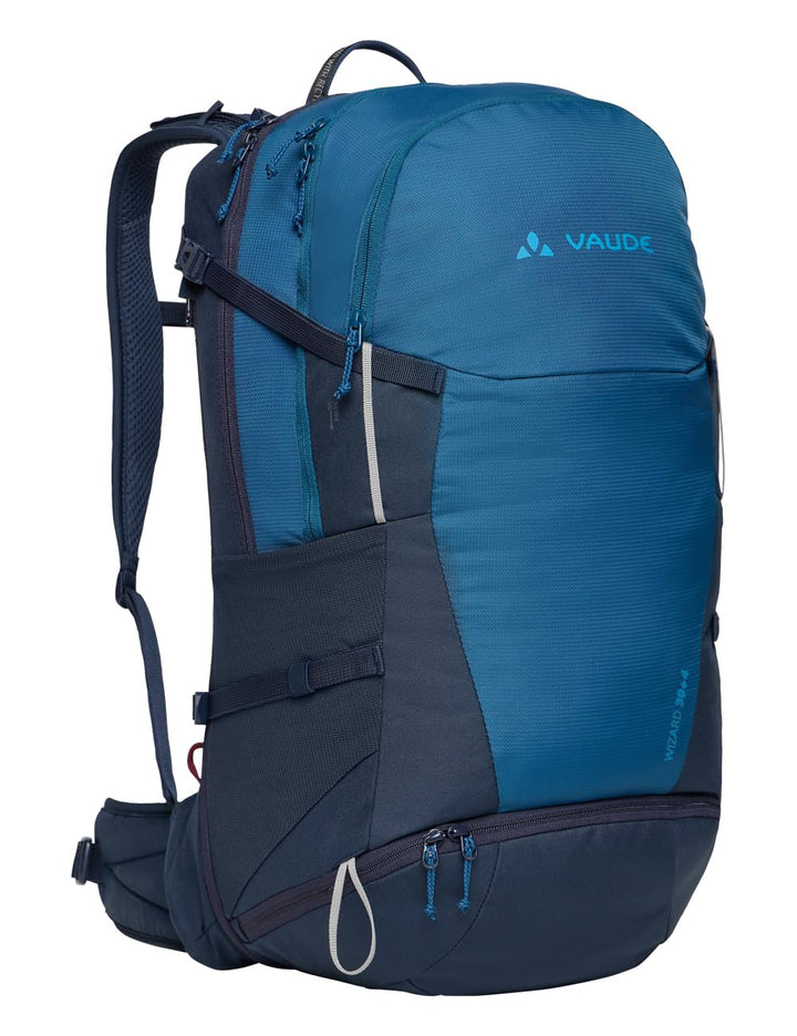 VAUDE Wanderrucksack Wizard 30+4, wasserabweisender Rucksack Damen & Herren, komfortabler Trekkingru