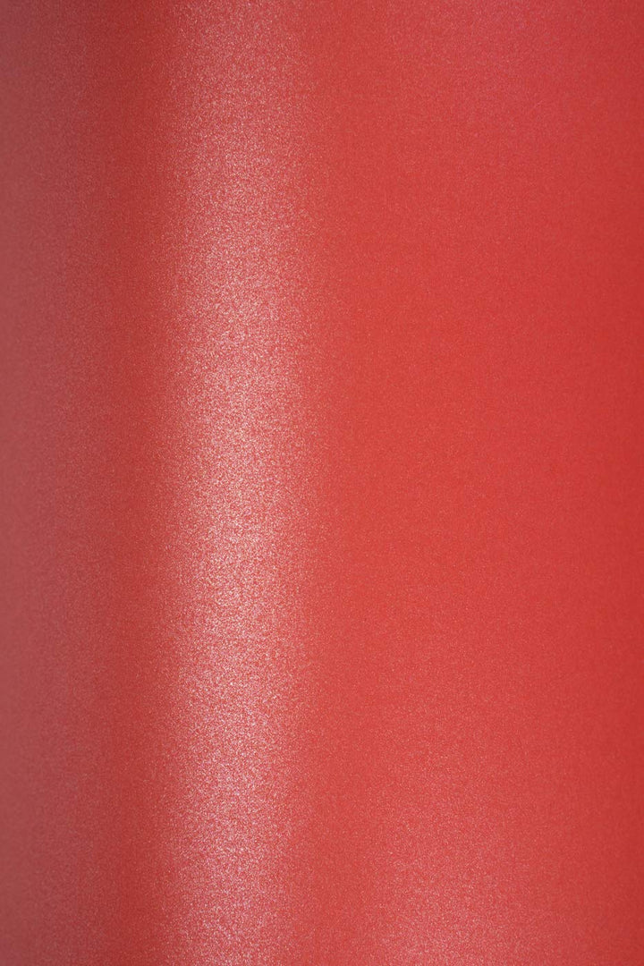 Netuno 100x Perlmutt-Dunkel-Rot Karton DIN A4 210 x 297 mm 250g Majestic Emporer Red Effektkarton Gl