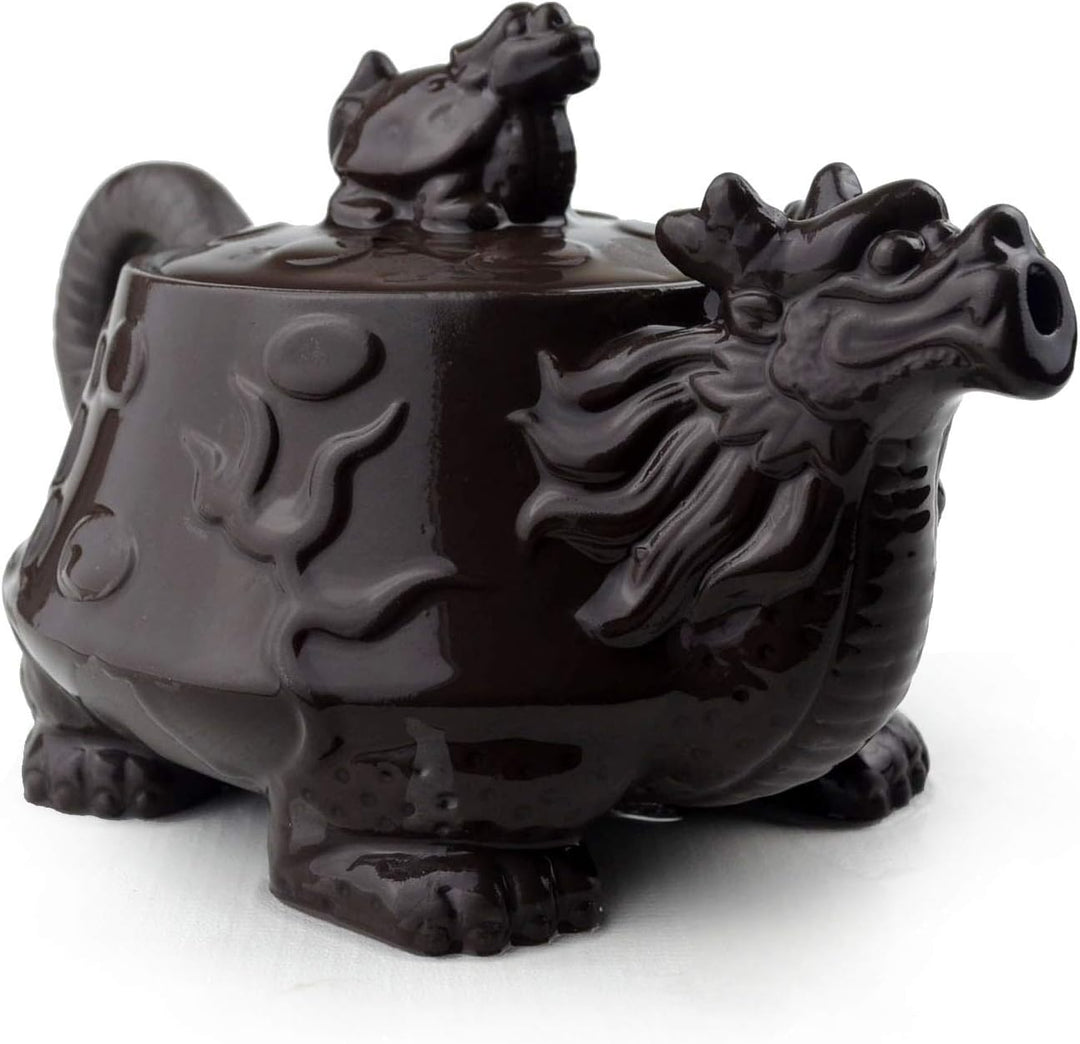 Chinesische Yixing lila Ton Teekanne Drache Teekanne Keramik Traditionelle Kung Fu Tee Set