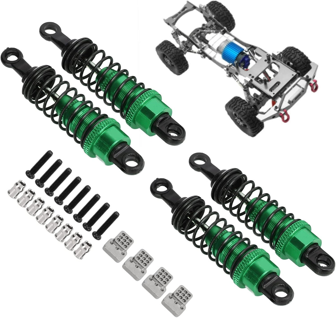 4 Stück 64mm/2.5 Zoll RC Auto Stossdämpfer Aluminium Legierung Material Stossdämpfer Dämpfer mit Sto