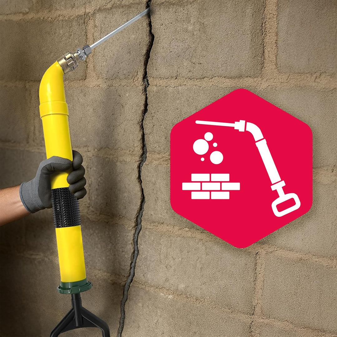Handmörtelpumpe Handpumpe GEKA + Lanze Abdichtung 10 mm für Mörtel und Injektionscreme - Mörtelsprit
