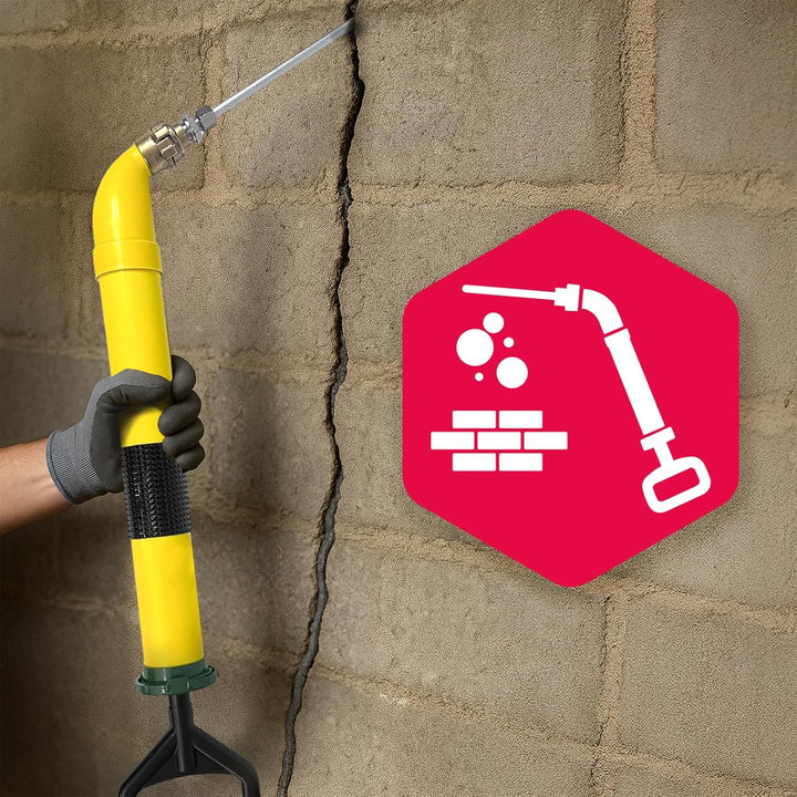 Handmörtelpumpe Handpumpe GEKA + Lanze Abdichtung 10 mm für Mörtel und Injektionscreme - Mörtelsprit