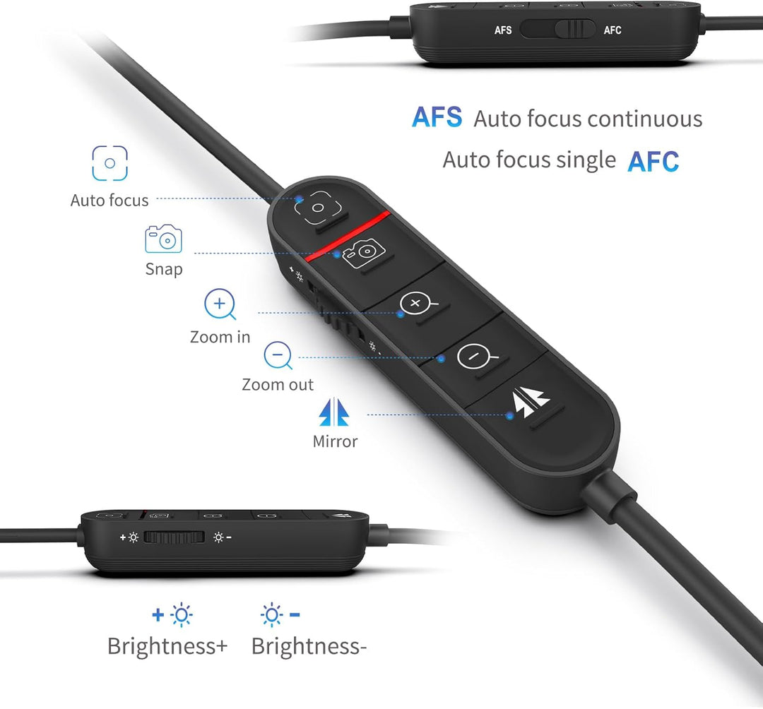 JOYUSING 4K Ultra HD Dokumentenkamera mit physischen Tasten — USB-Webcam für Lehrer, Live-Demos & Fe