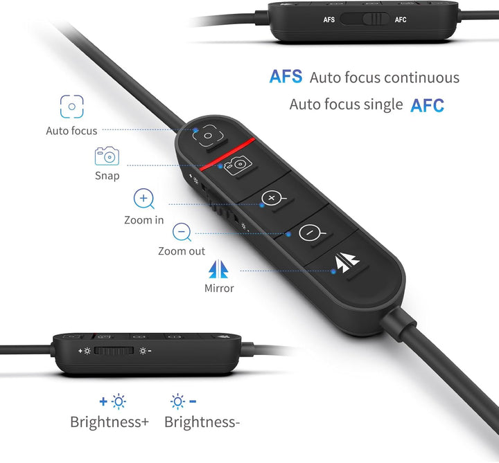 JOYUSING 4K Ultra HD Dokumentenkamera mit physischen Tasten — USB-Webcam für Lehrer, Live-Demos & Fe