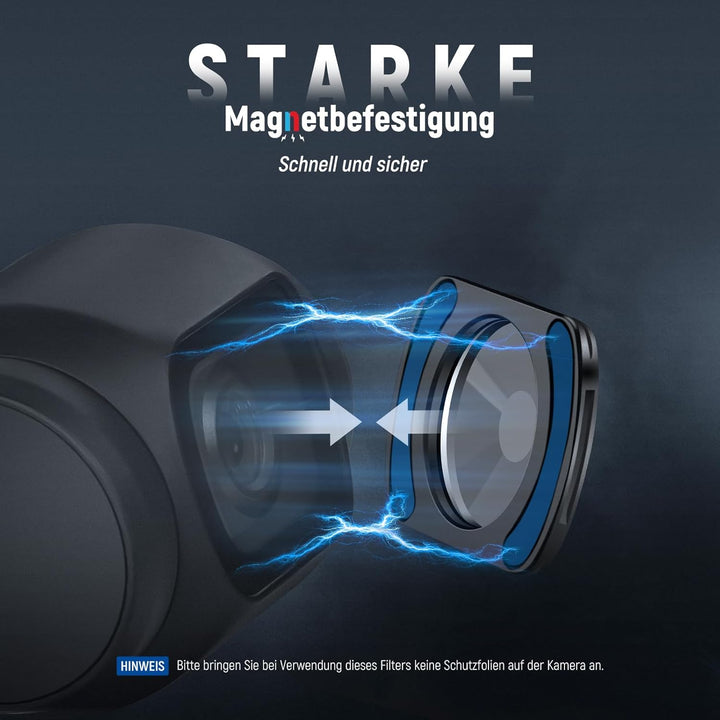 NEEWER Spiral Halo Prisma Objektiv Effektfilter Kompatibel mit DJI Osmo Pocket 3 und Creator Combo Z