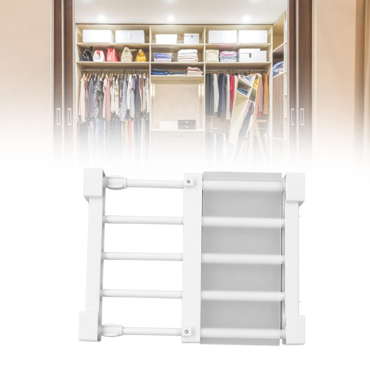 Topyond Schrank-Spannregal,Teleskop Klemmregal, Erweiterbares Lagerregal, Nagelfrei, Spannregal Schr
