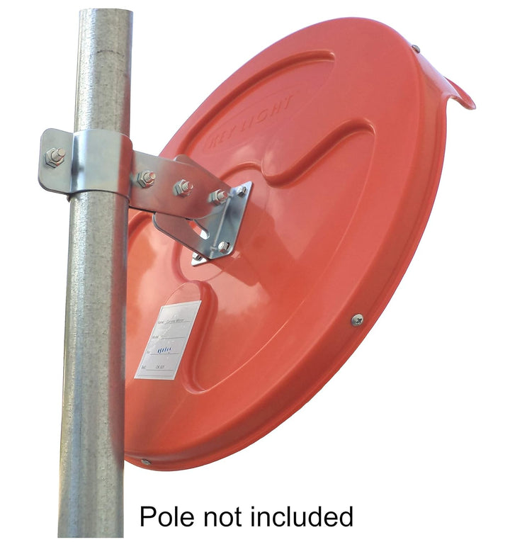 ECM-60o Flexibler Konvexspiegel, 60 cm Durchmesser, für Verkehrssicherheit und Schutz vor Ladendiebe