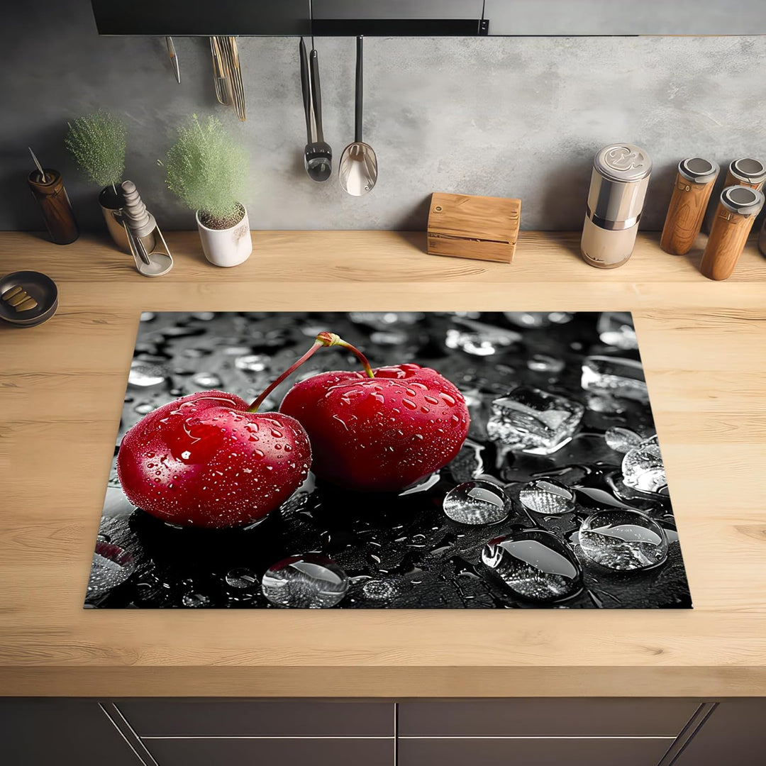 KitchenYeah© Herdabdeckplatte 75x52 cm Einteilig Herdabdeckung Abdeckplatte für Ceranfeld Abdeckung