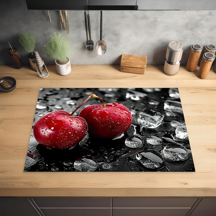 KitchenYeah© Herdabdeckplatte 75x52 cm Einteilig Herdabdeckung Abdeckplatte für Ceranfeld Abdeckung