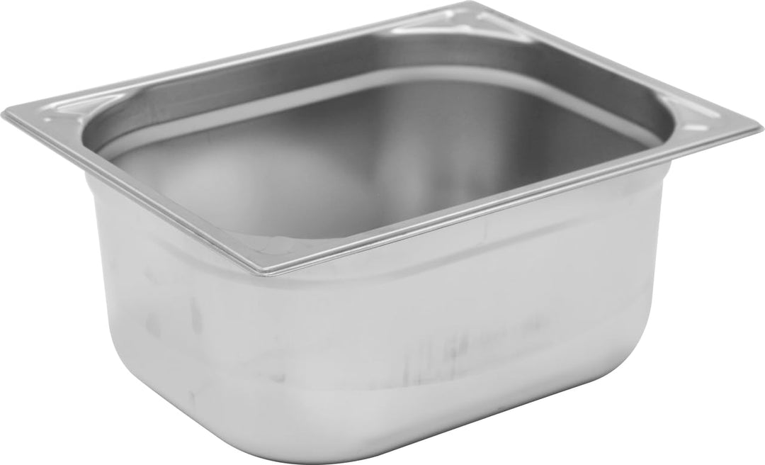METRO Professional GN-Behälter 1/2, Edelstahl, Höhe 150 mm, lebensmittelechter und hitzebeständiger