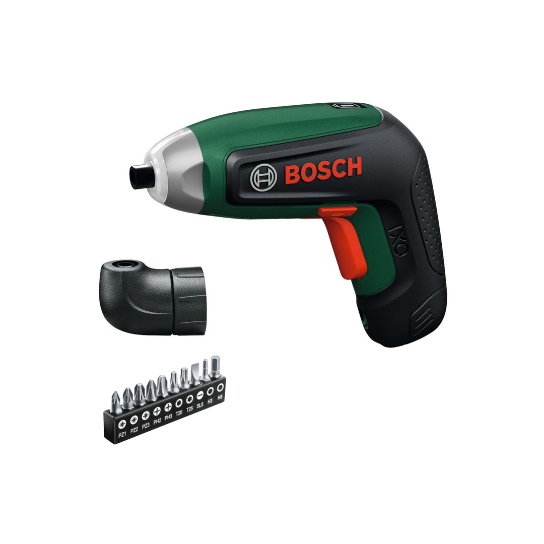 Bosch IXO8 Akku-Schrauber (Bitsatz, Winkelvorsatz, 1x Karton)