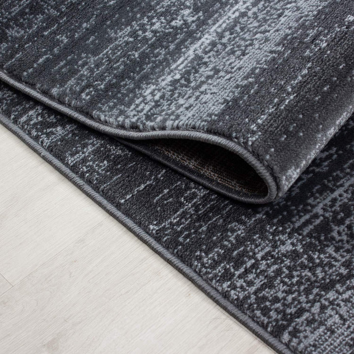 Carpetsale24 Teppich Wohnzimmer Unicolor - Einfarbig Grau Meliert 160 x 230 cm - Kurzflor Teppich Sc