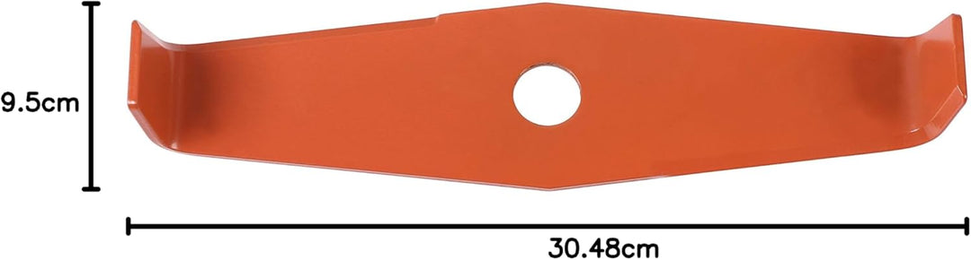 LSHUZIYU 305x4mm-2T Biege, Dorn mit Adapter 22.23-20-16mm, Mulchmesser-Klinge, Freischneiderklinge,