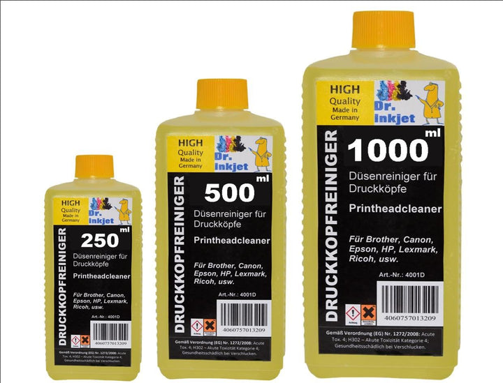 Dr. Inkjet DTF Druckkopfreiniger - Sublimationsdruckkopfreiniger - Alle Marken - 250ml - 500ml - 1.0