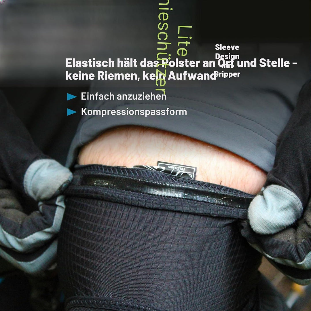Seven Unisex – Erwachsene Knieschützer Sam Hill Lite Kniepolster, schwarz, L