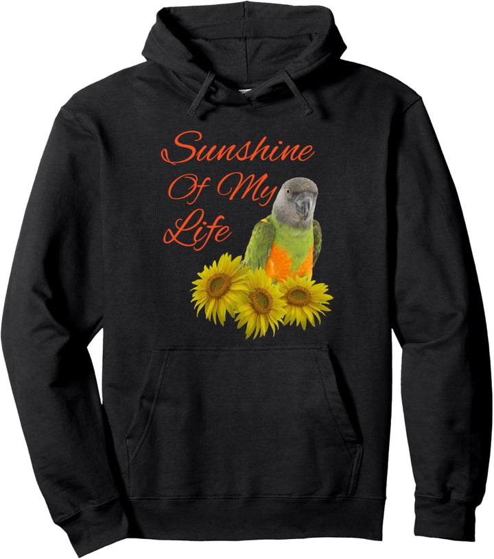 Senegal Papagei Sonnenschein Sonnenblume Pullover Hoodie