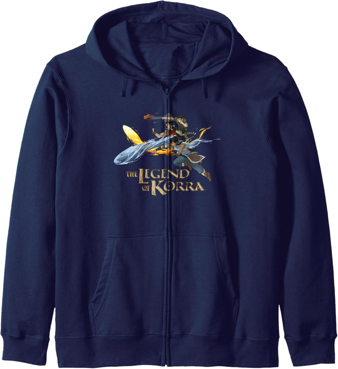 The Legend of Korra Avatar Element Benders Pose Kapuzenjacke