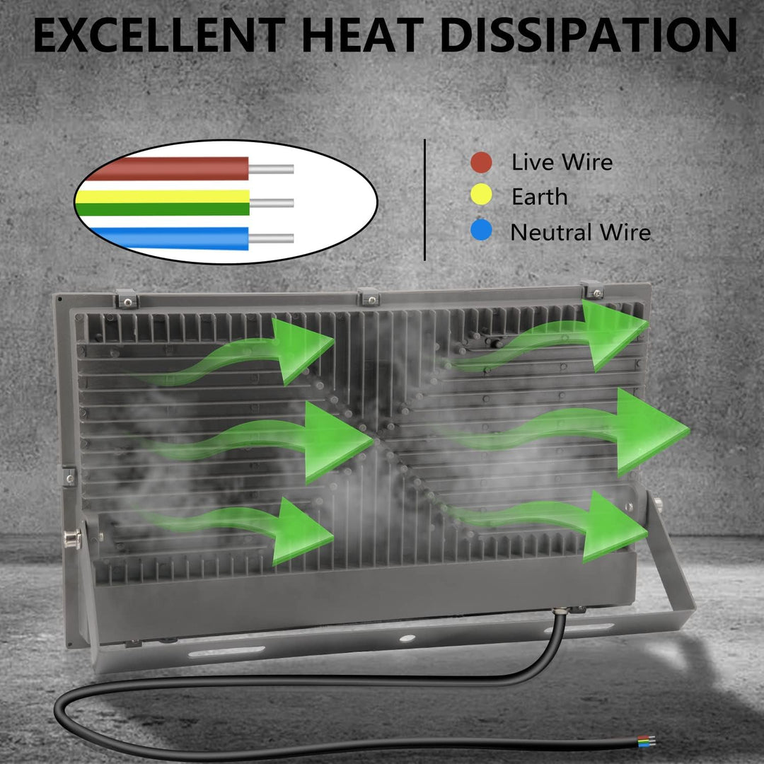 loyal LED Strahler Aussen Fluter Aussen: 600W Superhell Scheinwerfer 3000K Kaltweiss 60000LM - IP66