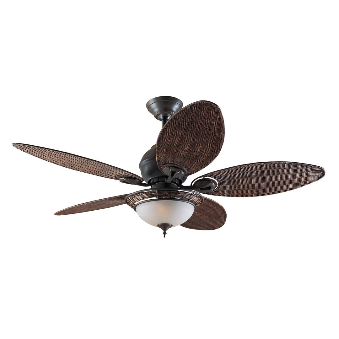 HUNTER FAN Indoor-Deckenventilator Caribbean Breeze 137 cm mit Beleuchtung und Zugschalter, Bronze v