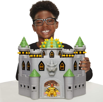 Jakks Pacific - JPA40020 - Nintendo Super Mario grosses Spielset - Bowser´s Schloss - inkl. 6cm Bows
