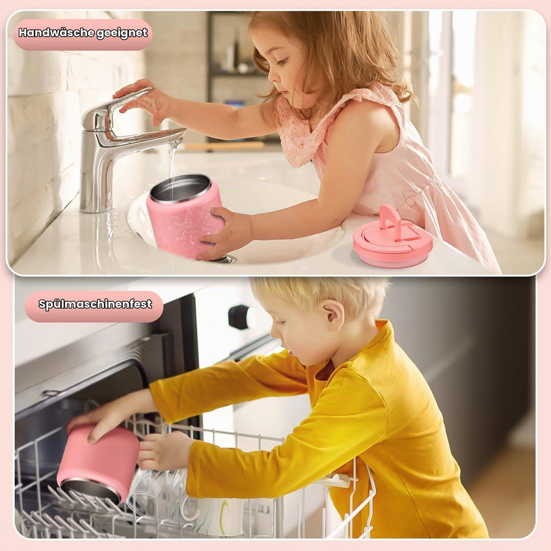 Itslife Thermobehälter für Essen 760ml, Edelstahl Warmhaltebehälter Essen mit Löffel, Thermo Lunchbo