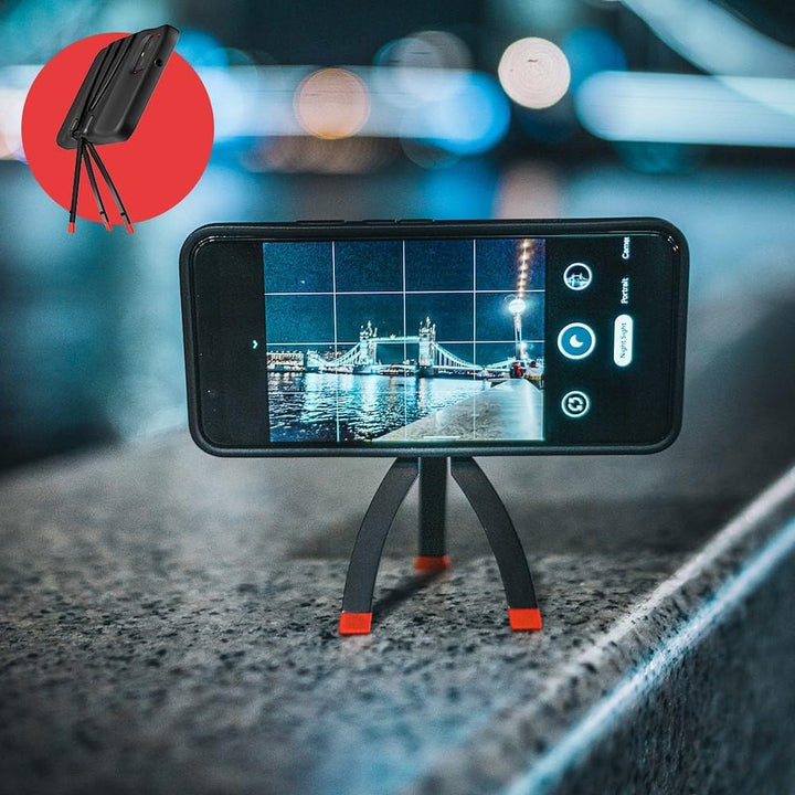 JOBY JB01649-BWW Standpoint Smartphone-Hülle für Google Pixel 4 XL - Schutzhülle, eingebaute Alumini