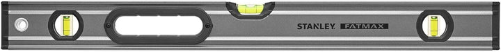 Stanley FatMax Wasserwaage (60 cm, Hohlprofilwasserwaage, vertikale / horizontale Libelle) 0-43-624,