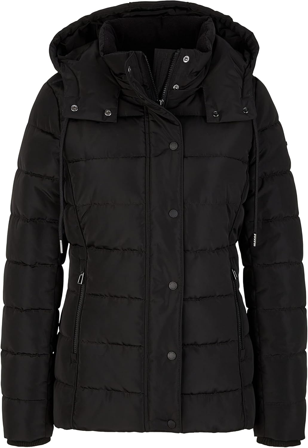 TOM TAILOR Damen Winterjacke mit Kapuze 3XL 14482 - Deep Black, 3XL 14482 - Deep Black