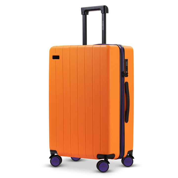 ETERNITIVE - Koffer Reisekoffer Hartschale aus ABS |Reisetrolley Leicht mit 4 Zwillingsrollen 360° |
