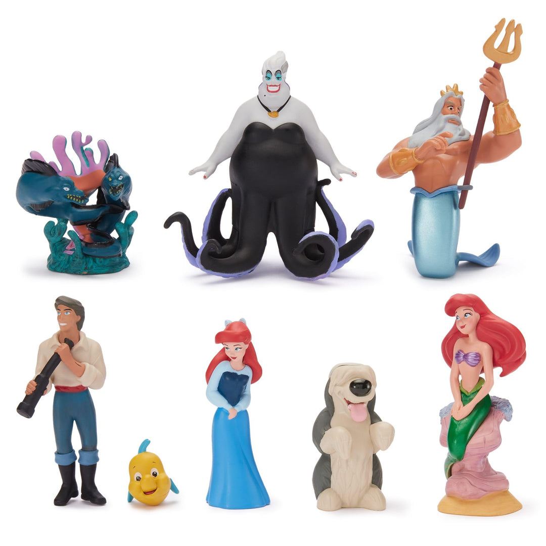 Disney Store Official - Arielle, die Meerjungfrau - Spielzeugfigurenset - 8 Spielzeuge - Mit Prinzes