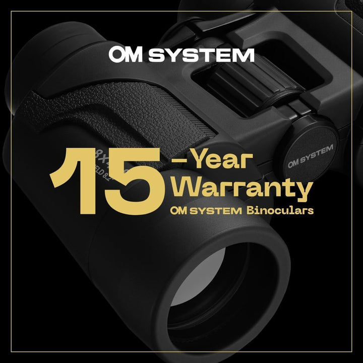 OM SYSTEM 10x25 WP II Fernglas - Wasserdicht &amp; Kompakt - Schwarz, OM System