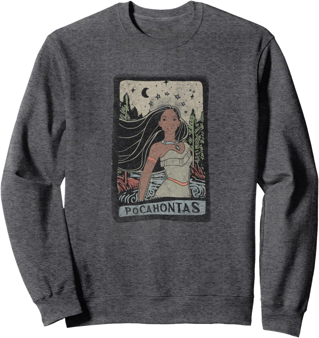 Disney Pocahontas Vintage Portrait Style Sweatshirt