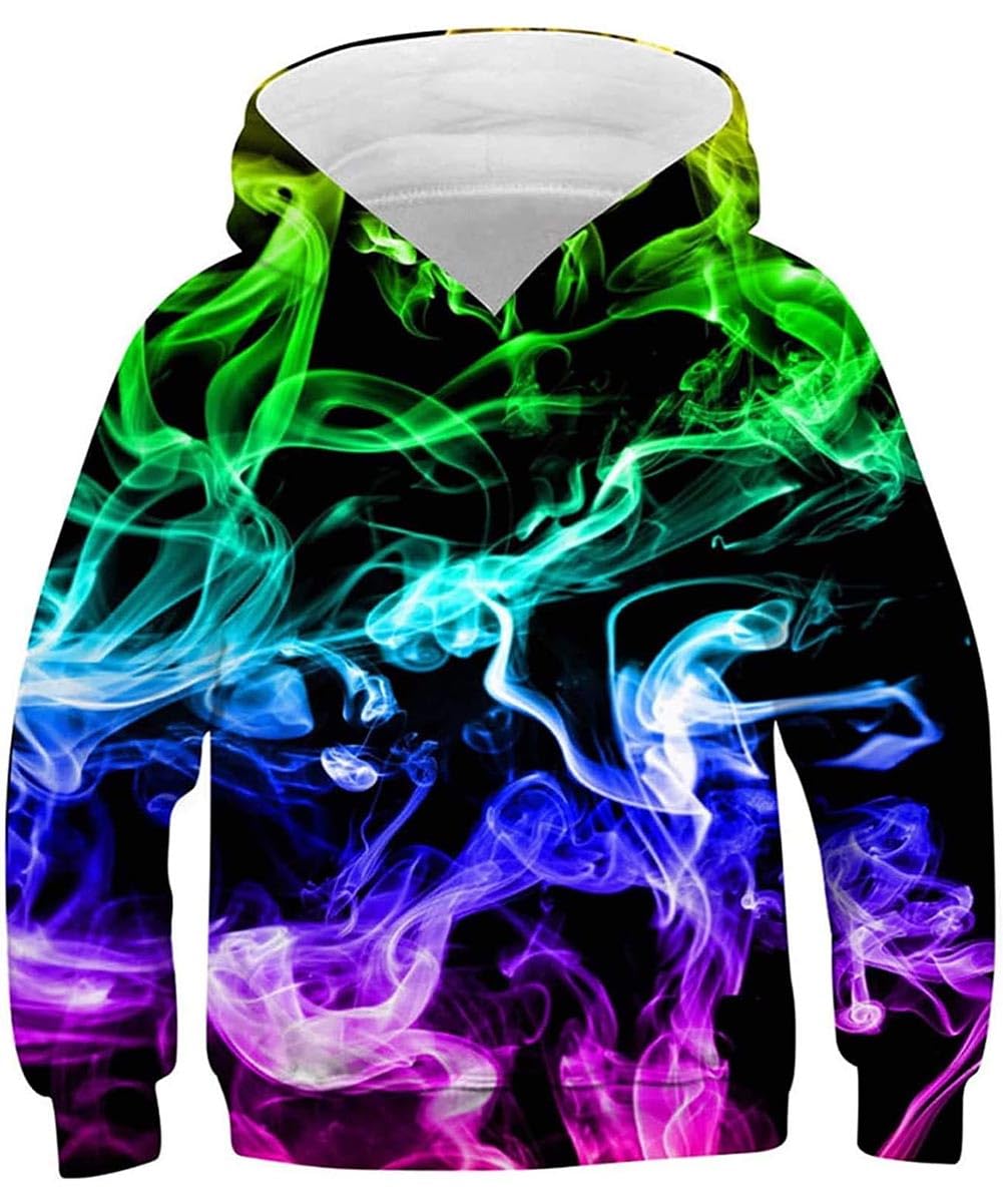 kids4ever Unisex Kinder Hoodie 3D Lustig GedrucKt Kapuzenpullover Langarm Pullover Hoodies Sweatshir