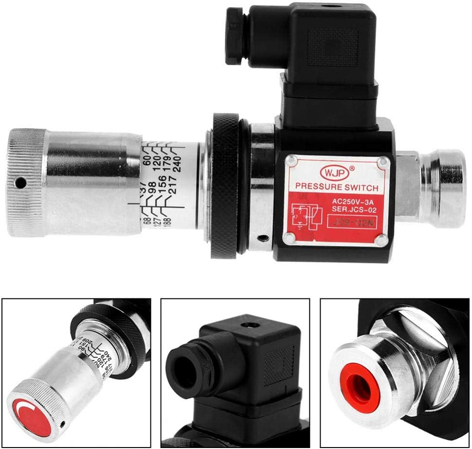 Hydraulik Druckschalter, 30-210 kg/cm² Hydraulikschaltventil, Durchgehendes Rohr Hydraulik Druck Rel