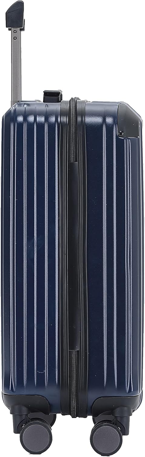 M816 TSA-Schloss Koffer Reisekoffer Trolley Hardschale Boardcase (Dunkelblau, Kleiner Koffer), Dunke