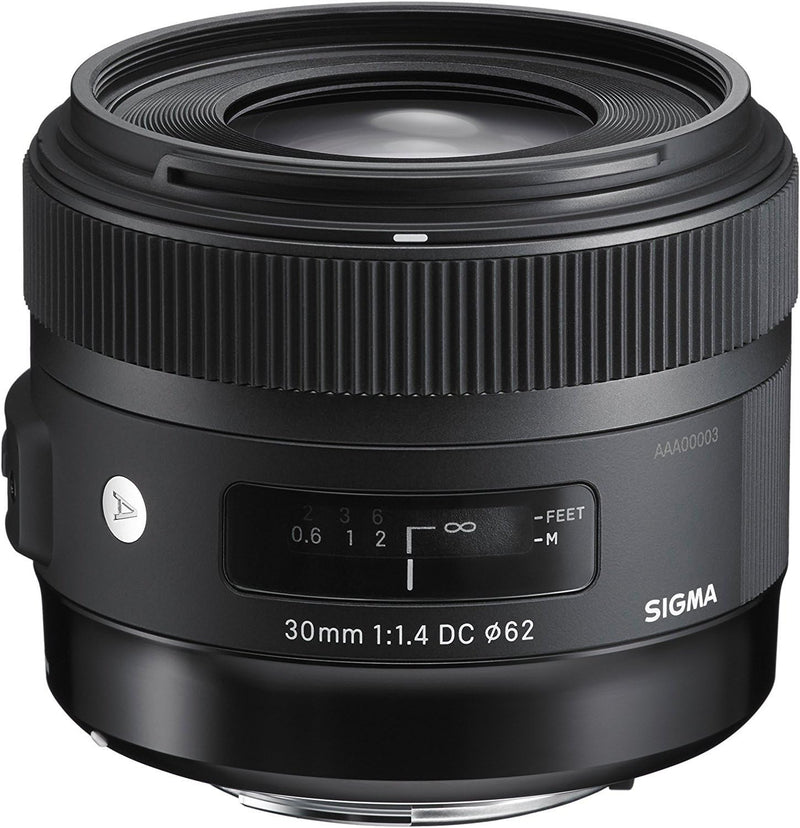 Sigma 30mm F1,4 DC HSM Art Objektiv für Nikon F Objektivbajonett für Nikon Single, für Nikon Single