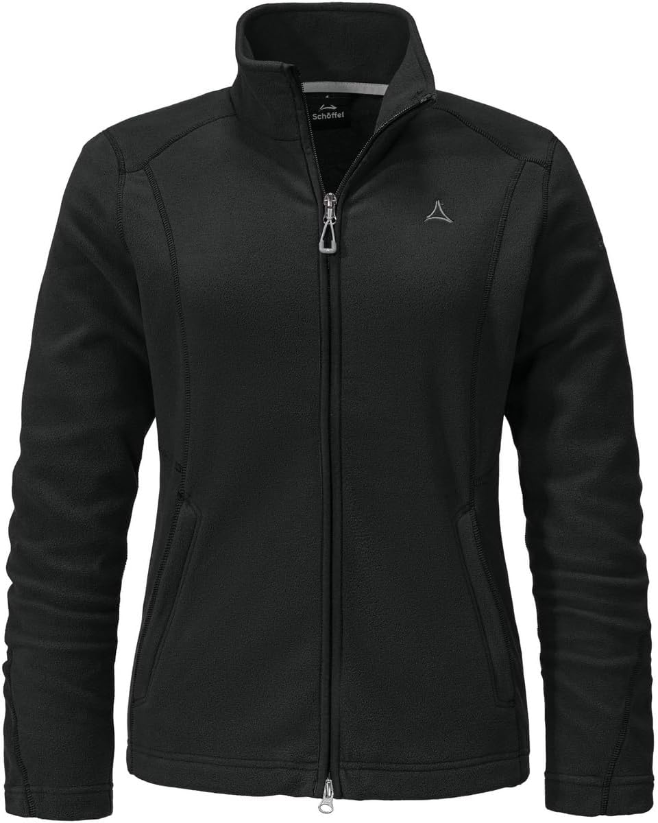 Schöffel Damen Fleece Jacket Leona3 Fleecejacke, Black, 34