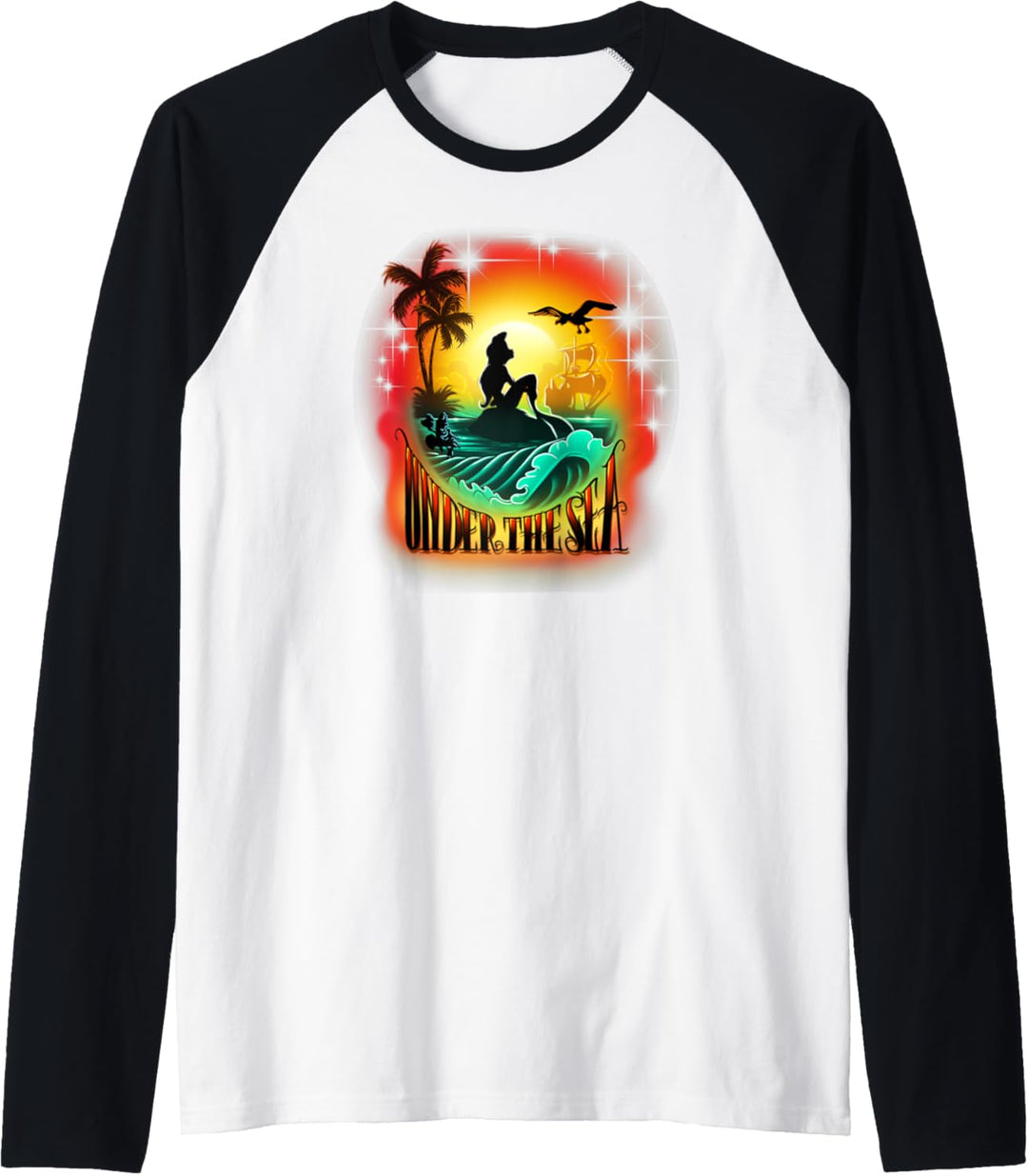 Disney The Little Mermaid Ariel Dreaming Raglan