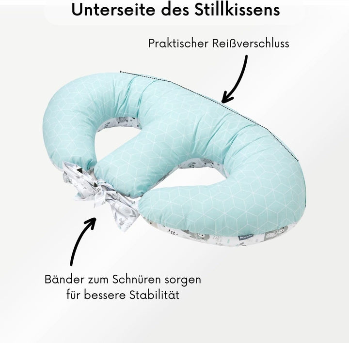 Bellochi Growing in style Stillkissen Zwillinge, Stillkissen XXL, Nursing Pillow - Schwangerschaftsk