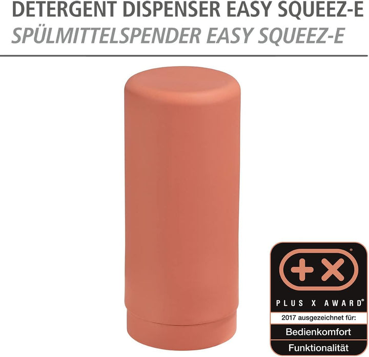WENKO Spülmittelspender Easy Squeez-e, hochwertiger Spender für Spülmittel in der Küche, einfach Dos